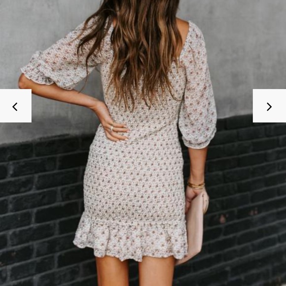 VICI Smocked Dress - LRG - Bump friendly! - Picture 4 of 8